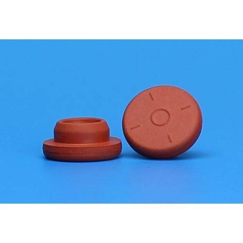 J.G. Finneran Associates 5001SW-20R, Red Rubber Straight Wall Stopper (2 Packs of 1000 pcs)