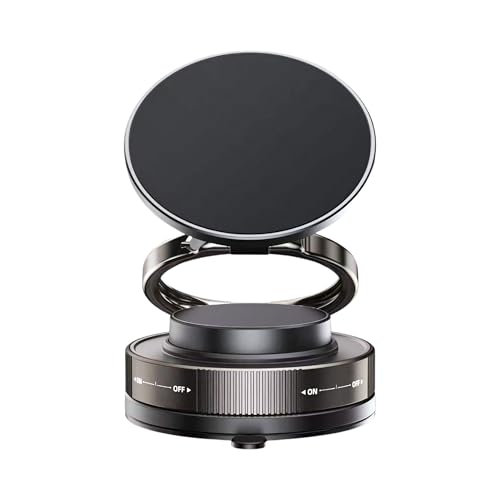 Image of TANTRA 360 Vacuum Magnetic Phone Holder | Universal Magnetic Car Mount with Strong Suction Cup | N52 Magnet Grip for Car, Gym, Mirror, Shower | Compatible with All Smartphones