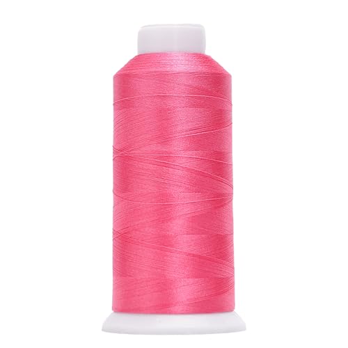 Image of High Tenacity Polyester Embroidery Machine Thread 40WT(120D /2) 4000M Per Spool for Commercial and Domestic Embroidery Machine (Flamingo Pink-1721)