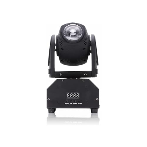 Ibiza - Lyre Projecteur Motorisé LMH250-RC Beam LED Blanche 10W DMX Télécommande - Noir Fête...