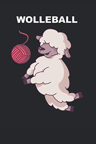 Wolleball: Geschenkidee für Volleyball Spieler | Volleyball Geschenk | Beachvolleyball | Volleyball Buch | Punktiertes Notizbuch (6x9 Zoll) mit 120 Seiten