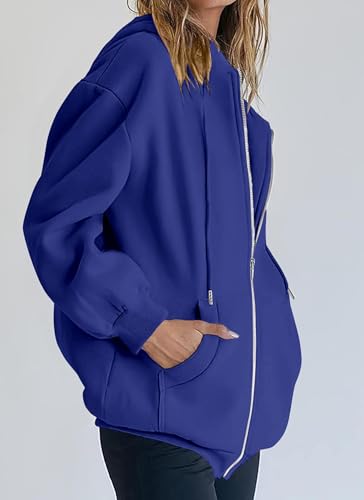 Image of PRETTYGARDEN Women's Fall Zip Up Hoodies Sweatshirts
