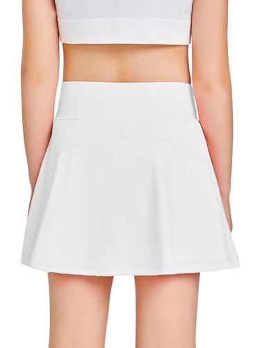Image of Haloumoning Girls Tennis Skirt High Waisted Athletic Skorts