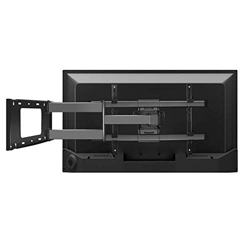 TV-Wandhalterung, schwenkbarer Doppelgelenkarm TV-Wandhalterung MAX VESA 600 x 400 mm für 37-75-Zoll-LED-LCD-OLED-Flach- und gebogene Bildschirme,