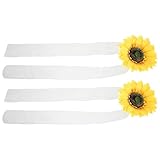 Charmant accent floral : les embrasses de rideaux en forme de tournesol créent une ambiance vibrante et décorative, mettant en valeur vos fenêtres et faisant d'elles le point central de n'importe quelle pièce
