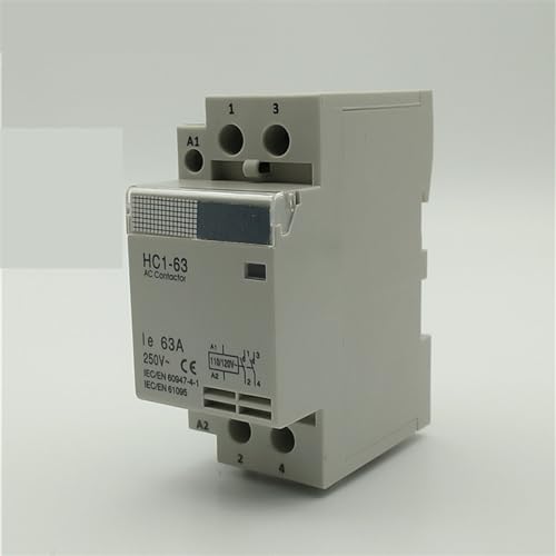 Contacteur AC 2 pôles 63A 110V pour contrôle de circuit domestique