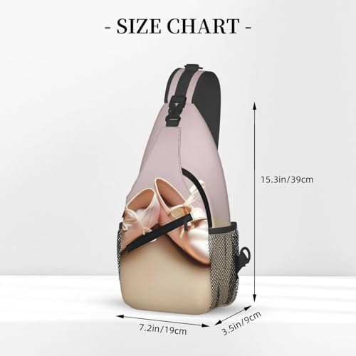 Mochila tipo bolso cruzado con estampado ballet miniatura 3