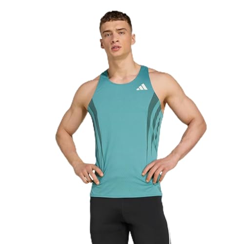 adidas Herren Adizero Archive Tank Top, green, XL