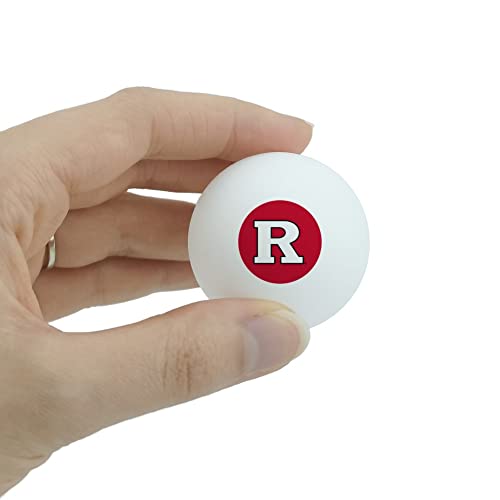 GRAPHICS & MORE Rutgers Scarlet Knights Logo Novelty Table Tennis Ping Pong Ball 3 Pack
