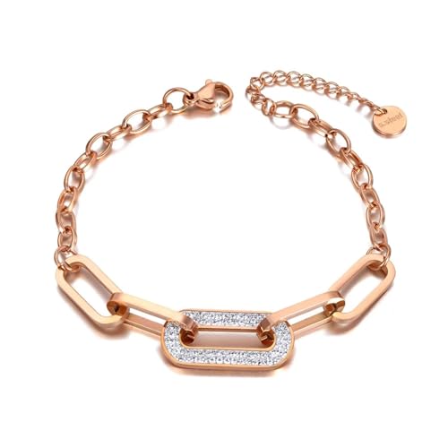Bracelet géométrique haut de gamme aux finitions miroir soignées