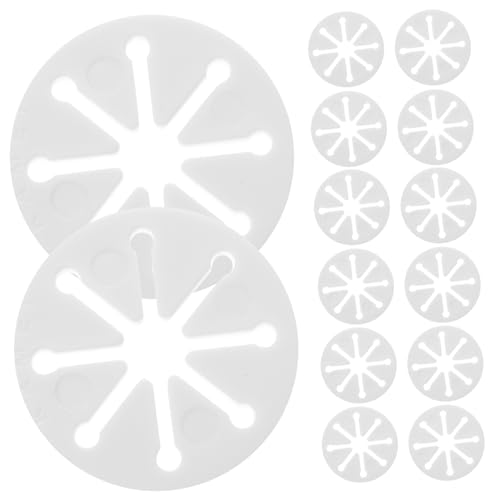 KOMBIUDA Washing Socks 28 Pack Sock Holder Ring Organizer Sock Ring Holder Lock Sturdy Plastic Laundry Sock Holders