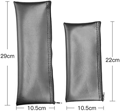 WE-HYTRE 2Pcs Wireless Handheld Microphone Zippered Case Bag Pouch, Microphone Holder Leather Case Compatible with -Shure Microphone