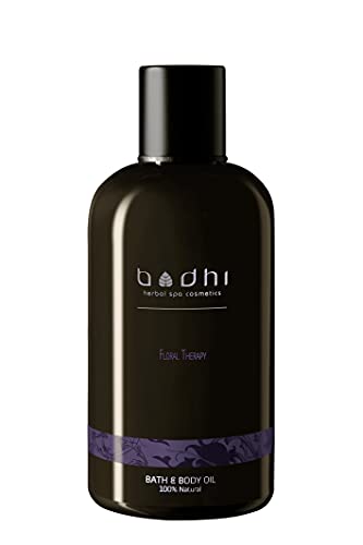 BODHI® Körperöl und Badeöl FLORAL THERAPY 250 ml | mit Lavendel und Kamille | für trockene Haut | mit BIO Kokosöl | auch für Schwangere | vegan & 100% natürlich