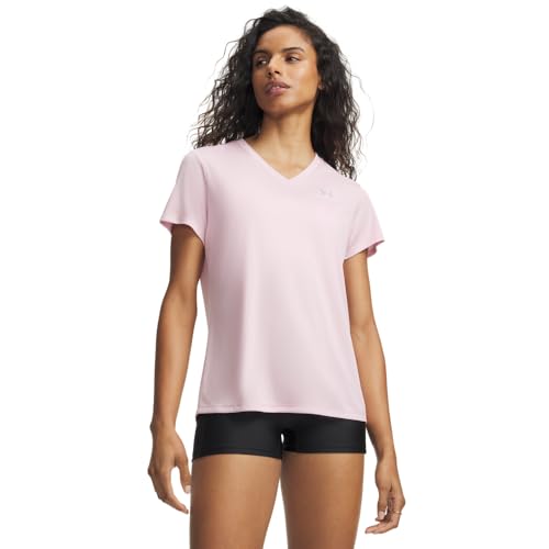 Image of Under Armour Women's Velocity Solid Short Sleeve V Neck T Shirt