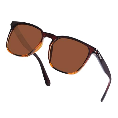 Image of Dervin Square Polarized UV Protected Sunglasses for Men and Women