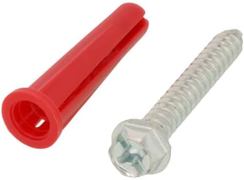 Replacement for K14CHXTP #12 Red Conical Anchor Kit w/Hex Head Combo Drive Screws