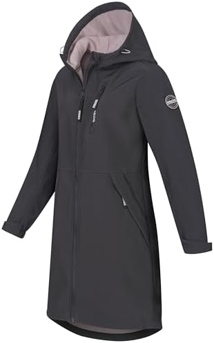 Sublevel Giacca Invernale Donna | Calda Giacca Sportiva Con Cappuccio In Blu E Grigio - Foto 5