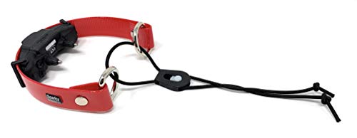 Sparky Pet Co - Ecollar Replacement Strap - Bungee Dog Collar - Waterproof - Adjustable - Secure Nexus Wheel Lock - For Electronic Training & Invisible Fence Systems - 3/4" (Black) #TOP7