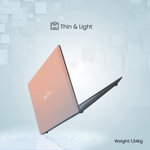 Image of Avita Pura E14 Ns14A6Ing431- Fpc Thin And Light 14 Inches Laptop Amd Radeon R4 (Apu Dual Core A6 /4Gb /128Gb Ssd /Windows 10 Home) 1.34 Kg Fresh Peach
