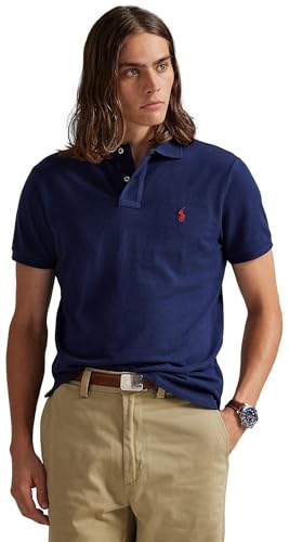 Image of POLO RALPH LAUREN Men's Custom Slim Fit Iconic Mesh Polo
