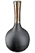Produktbild GILDE große Deko Vase XL Flaschenvase aus Glas - Blumenvase Moderne Deko Wohnzimmer Tischdeko - Farbe: Schwarz Gold - Höhe 45 cm