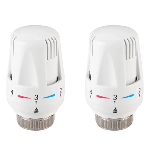 2 termostati per termosifoni, testa termostatica, testa...