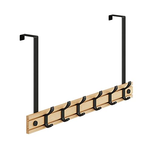 Perchero de aluminio resistente para colgar sobre la puerta, organizador de toallas, perchero para sala de estar, dormitorio, baño