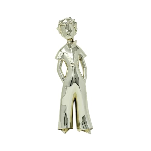 NEAMEDIA THE CHARACTER COMPANY Le Petit Prince Scultpure 30cm Gold, Objet Déco et Design Moderne, Anniversaire, Baptême, Mariage, Naissance, Fête des Mères