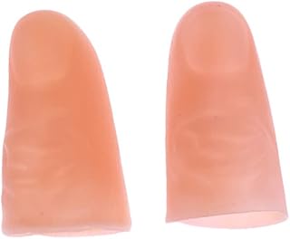 ibasenice Toys 1 Pair Flashing Thumb Tip LED Thumbs Light Show Prop Finger Prop Tool Finger Light Thumb Light Thumb Sleeve Halloween Thumb Lamp Finger Toy