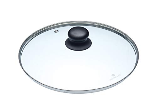 Coperchio per Casseruola in Vetro 26 cm MasterClass KitchenCraft, Progettato per Adattarsi alla Maggior Parte di Casseruole e Padelle di 26 cm (10'')