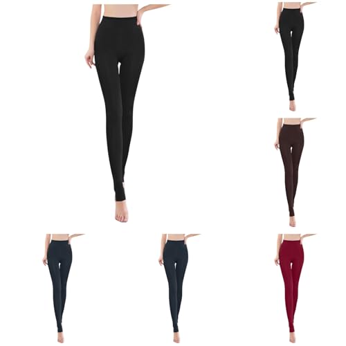Genérico Medias Térmicas Mujer Invierno Medias Polares Mujer Collants Termicos Thermal Tights Fleece Lined Pantis Medias Térmicas de Alta Elasticidad con Cintura Alta y Versión Alargada