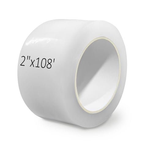 chicarry Greenhouse Repair Tape 6 mil 2 x 108 Greenhouse Tape Heavy Duty UV Resistant Clear Greenhouse Sheeting Coverings Film Tape for Seaming and Sealing (2 x 108)