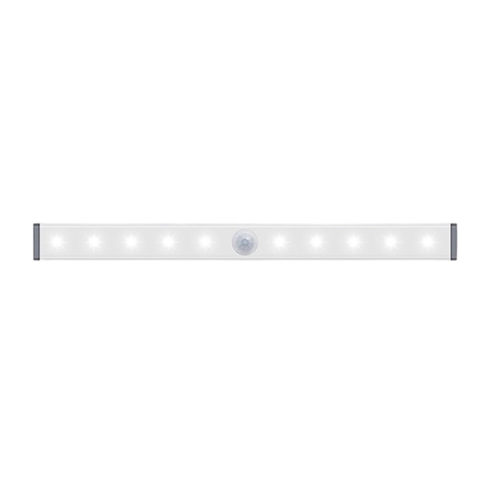 10cm 21cm 29cm Długi Pasek Oświetlenie Podszafkowe Magnetyczne Do Szafy Czujnik Ruchu Lampa Domu Kuchnia Czujnik Ruchu(White,21CM 14LED)