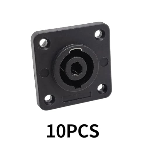 Conector de audio de 4 polos tipo D con base redonda de 4 pines, pack de 10 unidades 2