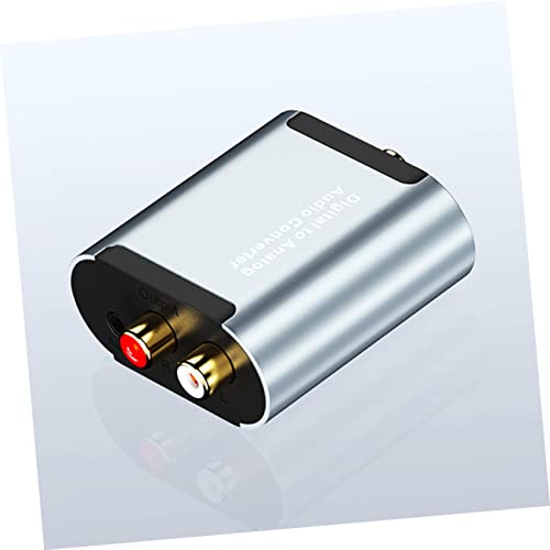Adaptador de audio analógico de aleación de aluminio NUOBESTY con interfaz coaxial 6
