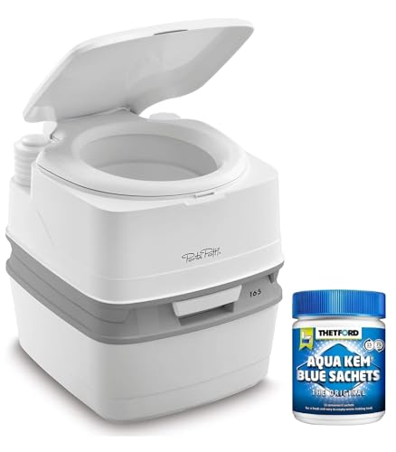 Porta Potti 165 + Aqua Kem Blue Sachets 15 PACK AHORRO