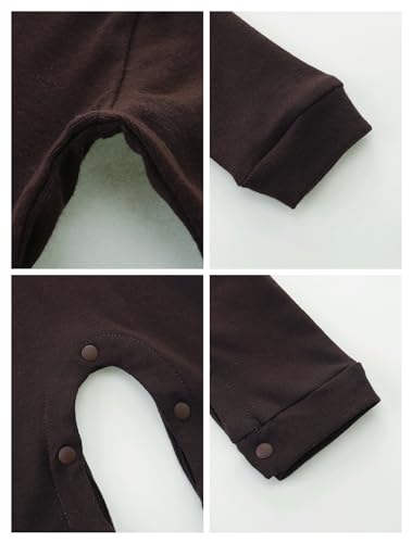 Infant Romper+Burp Cloth+Bib+Mittens+Shoes+Cap Set Breathable Healthy Fabric Tops for Baby3