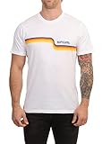 Corte: Regular Fit Rip Curl Camiseta de manga corta de algodón para hombre Surf Revival Surf Revival, XL