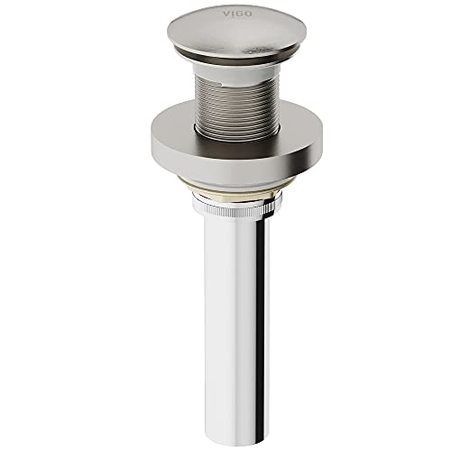 Vigo Vg07000Bn Vessel Sink Pop-Up Drain And Mounting Ring, Brushed Nickel #TOP8