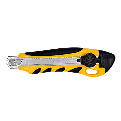 Profi Cuttermesser Universalmesser mit Feststellrad und 18mm Abbrechklinge - 120er-Pack