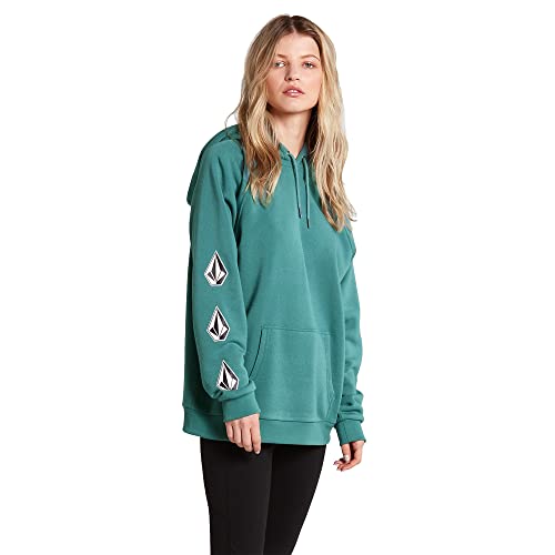 Image of Volcom Women's Regular Iconic Stone Hooded Fleece Sweatshirt