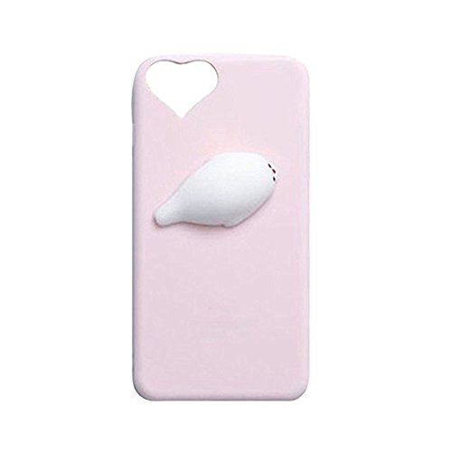 Miminuo 3d Seal Squishy Squish le stress soulager les iPhone Coque, émincer en silicone souple doigt Pincez mignon téléphone portable Coque de protection pour iPhone 6/6s/6plus/6splus/7/7plus