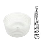 MonoSora Taladro de martillo eléctrico, colector de polvo, cuenco de plástico, accesorio para aire acondicionado y perforación de pared, color blanco