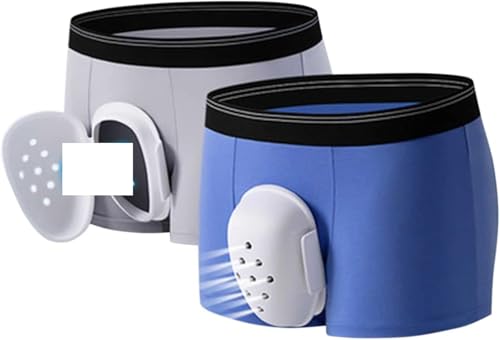 2pc Breathable Post Circumcision Underwear for Boys, Surgery Recovery Pants, Healing Support Boxer Shorts(A,XX-Large)