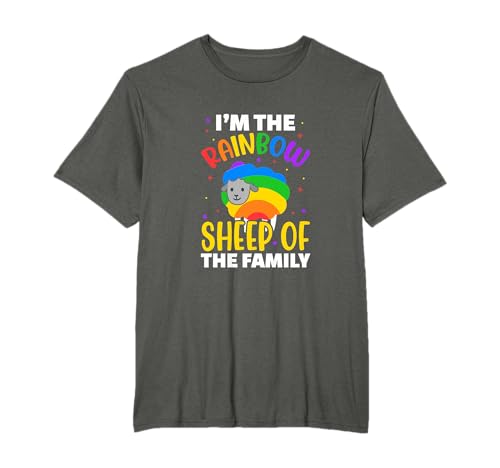 LGBT Gay Lesbian I'm The Rainbow Sheep of The Family T-Shirt