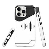 Toulas Case for iPhone 16 Pro,Scratch Resistant Hybrid Double Layer Hard Shell，Black and White Stormtrooper Pattern Design