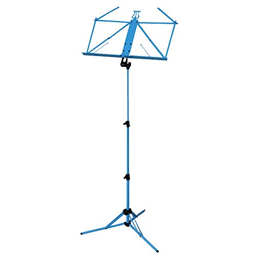 キクタニ 譜面台 折りたたみ式 アルミ製 折り畳み時全長42cm KMS-6 ブルー
