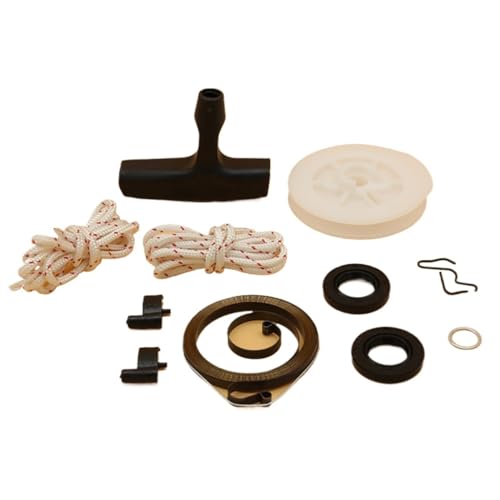 Rynplex Polea de arranque retroceso, mango resorte, trinquete sello aceite, for STIHL, MS290 MS310 MS390 Kit de cojinetes de cigüeñal para motosierra