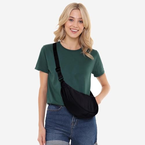 MJNUONE Waterproof Adjustable Crossbody Bag for Men and Women