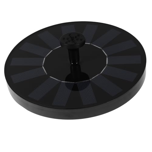 ibasenice Solar-powered Outdoor Fountain Solar Panel Water Pump Multiple Fountain Heads Safe for Boys and Girls
